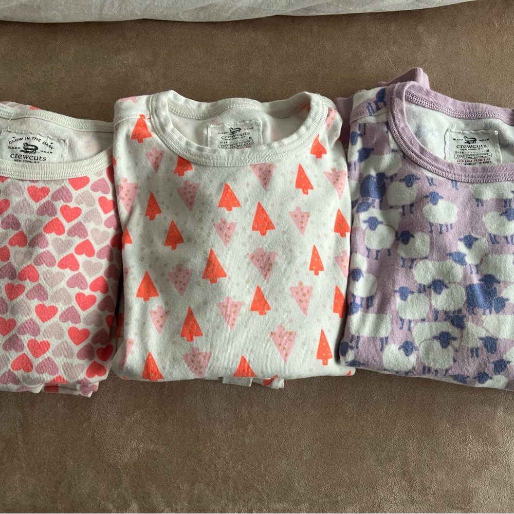 J. Crew Pajama Sets Pink and Orange